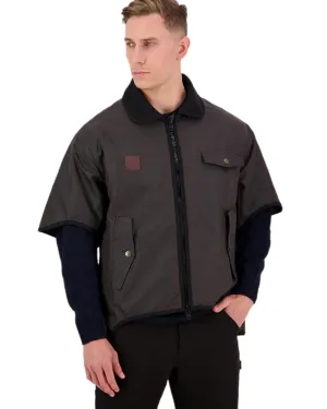 Swanndri Mens 3/4 Sleeve Oilskin Jacket Luxury Core Fearless Mode