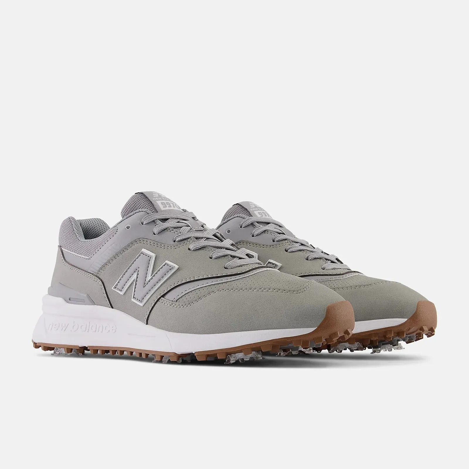 Comfort Flow Pro New Balance Mens 997 Golf Golf Shoe - GREY