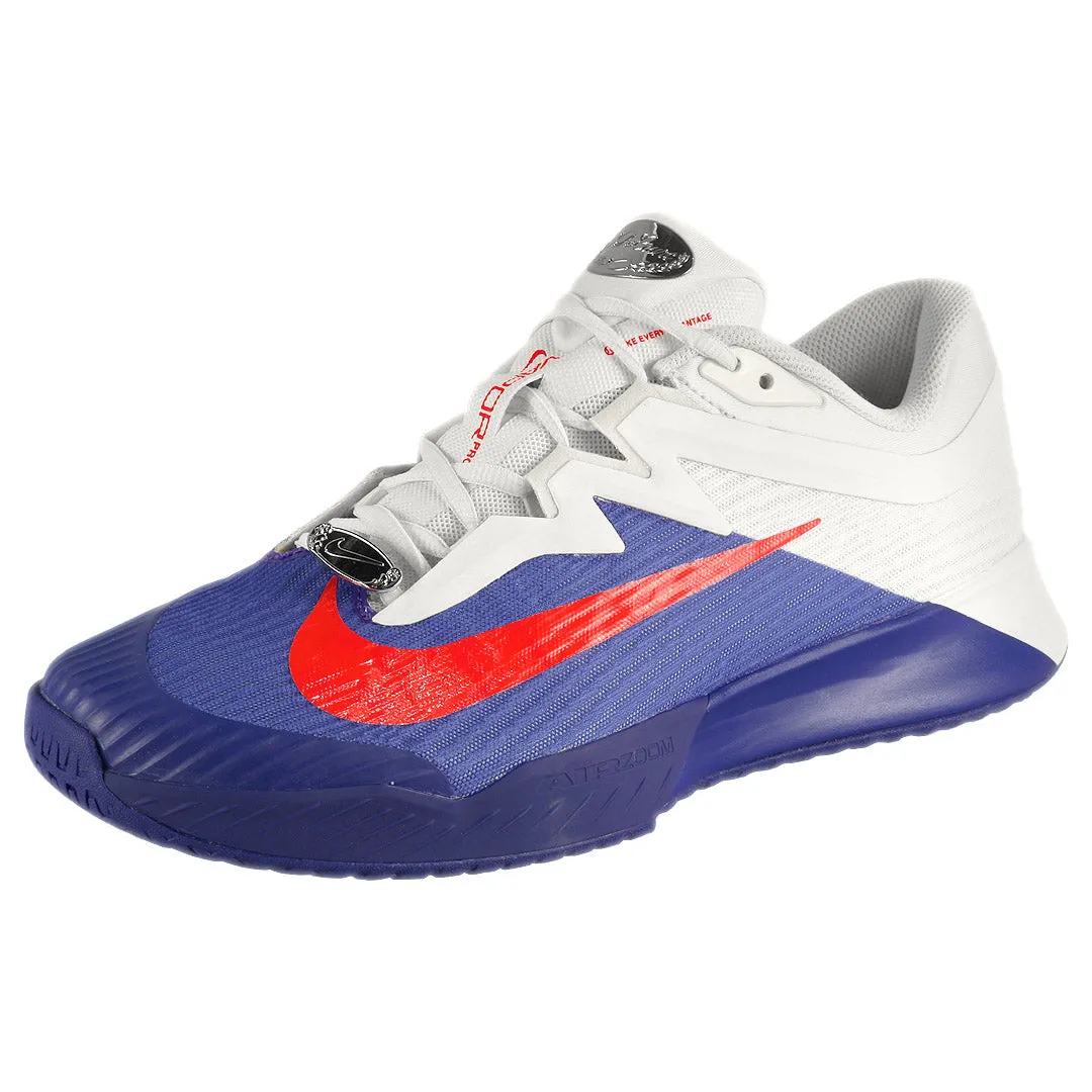 Shock Dispersing Nike Men's Air Zoom Vapor Pro 3 - Premium RG - Deep Night/Light Crimson
