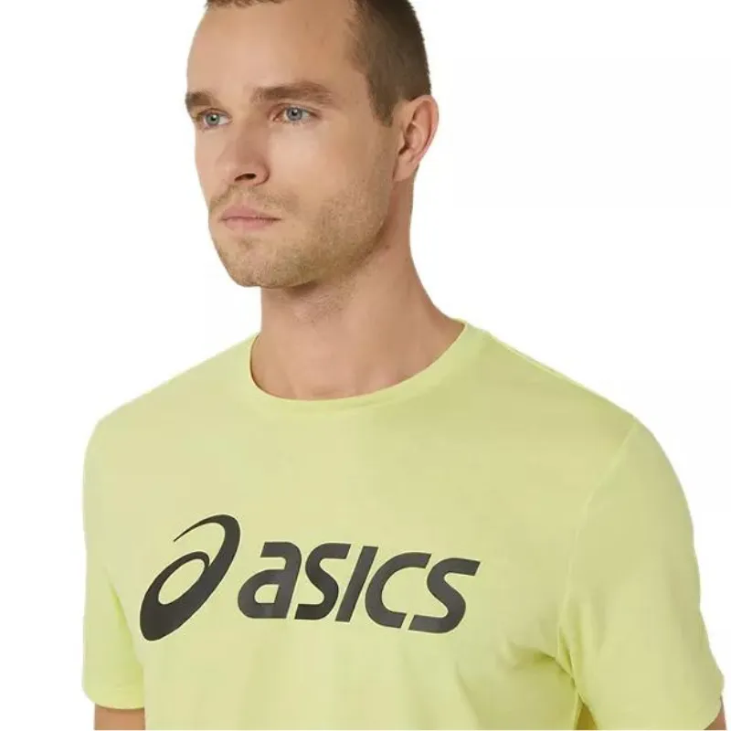 Asics Graphic Mens Tennis Tee - Glow Yellow Casual everyday wear