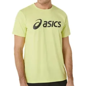 Athletic Comfort Wear Asics Graphic Mens Tennis Tee - Glow Yellow