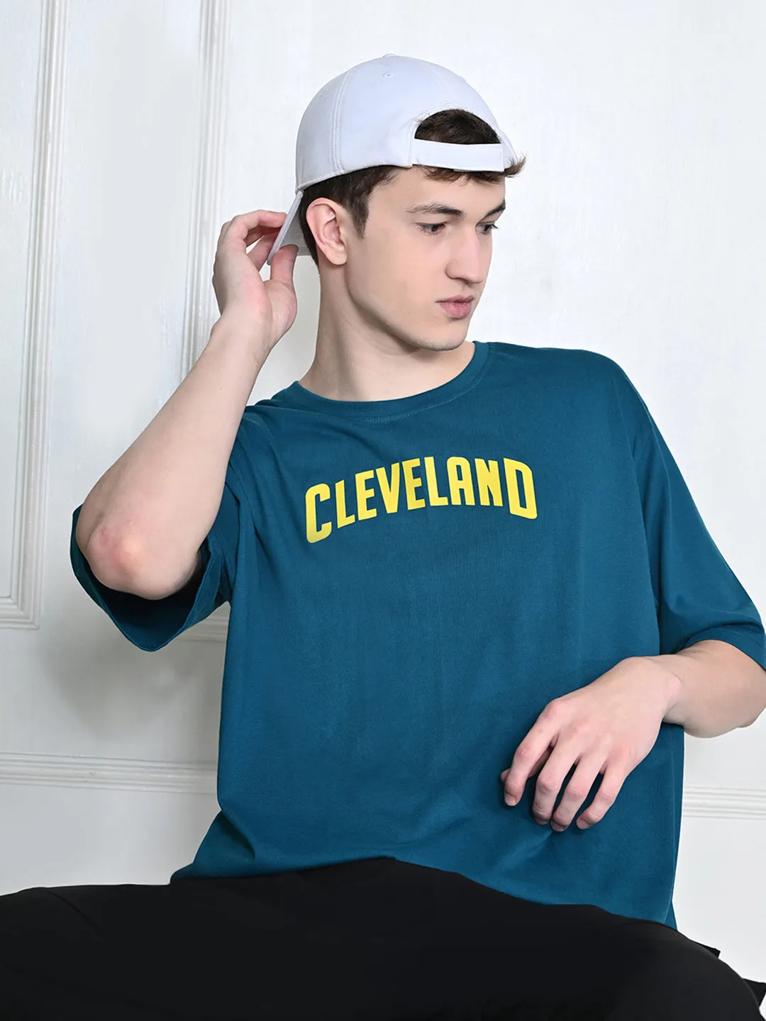 Daily Style Everyday 100% Cotton Cleaveland T-shirt ?C Teal
