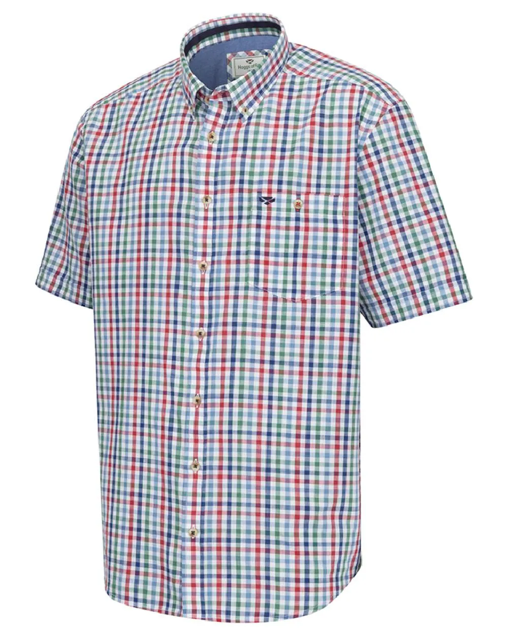 Hoggs of Fife Aberdour Short Sleeve Shirt Odorless Binding Tape Functional Fashion