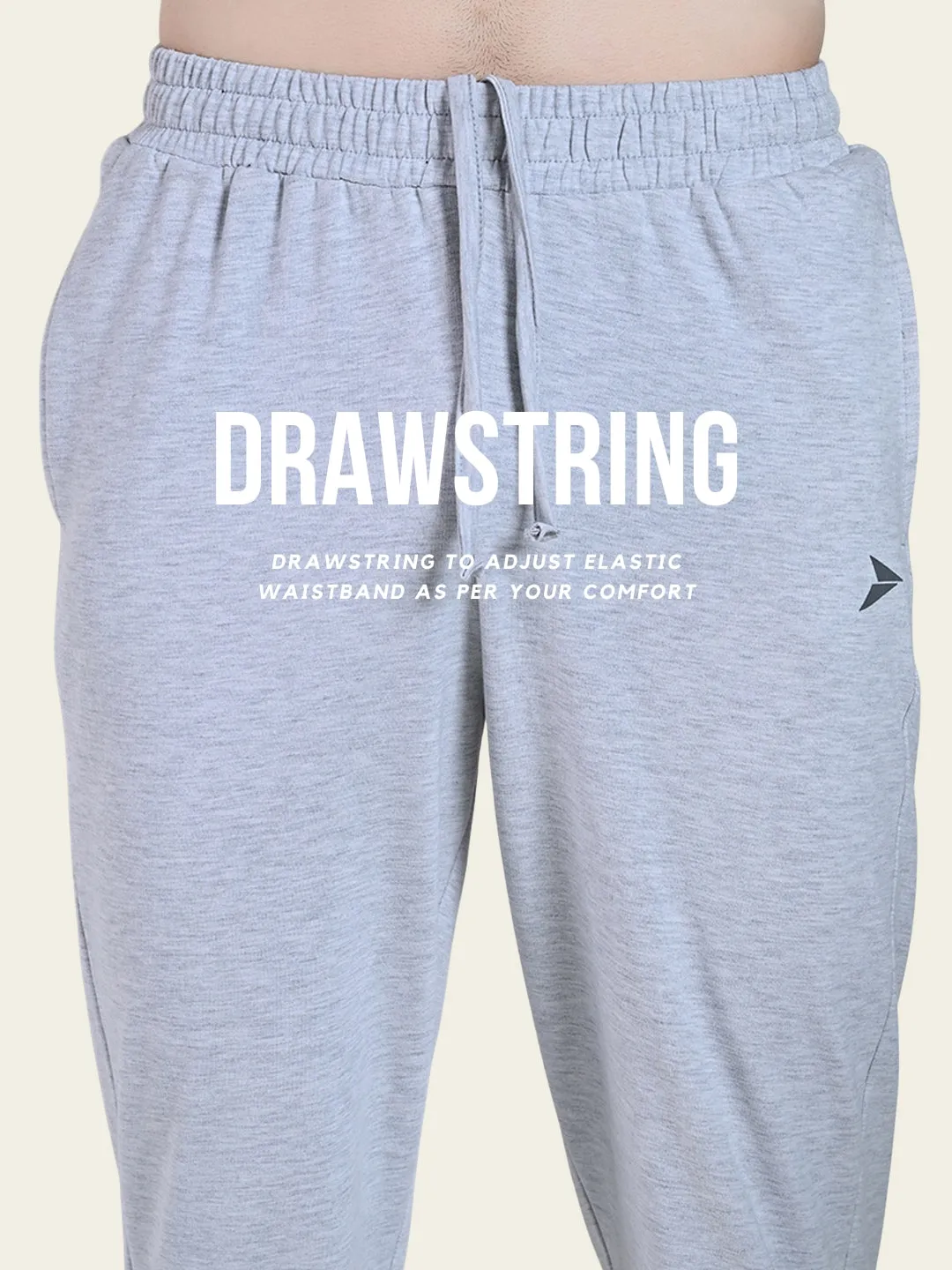 Soft Design Utility Jogger with Pockets - Melange Grey