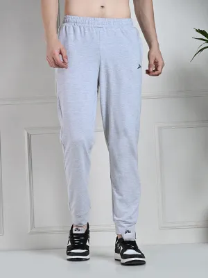 Utility Jogger with Pockets - Melange Grey Light Shape Fashionable Cut