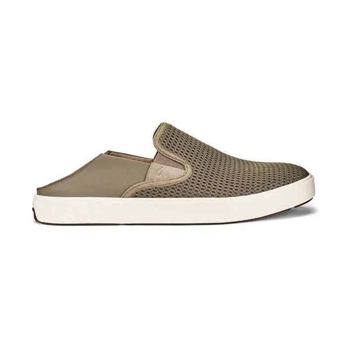 Mens Olukai Lae' ahi in Clay/Clay Leather Shine Silver