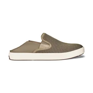 Mens Olukai Lae' ahi in Clay/Clay Leather Shine Silver