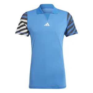 Adidas Men FreeLift Bright Royal Tennis Pro Polo Shirt Casual Attire Functional Layer