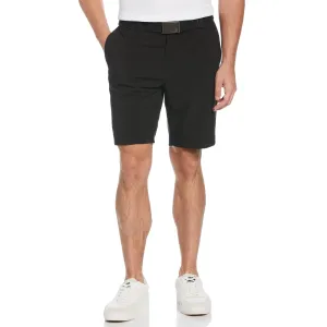 Original Penguin Mens Allover Embroidered Pete 9" Golf Short - CAVIAR Premium Feel Tactile Feedback Loops