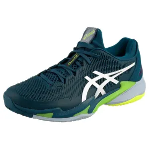 Mid Top Comfort footbed Asics Men's Court FF 3 - Mako Blue/White