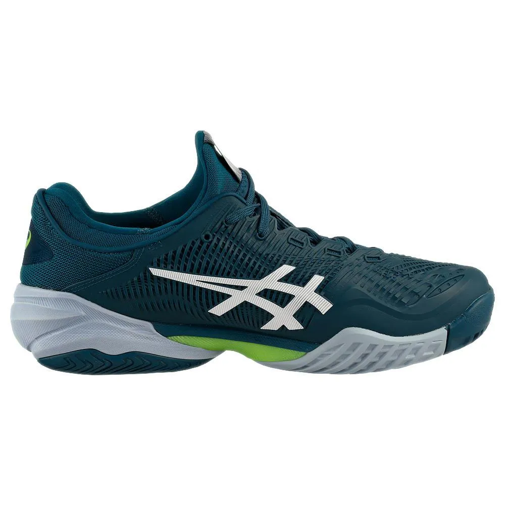 Shock Absorbing Asics Men's Court FF 3 - Mako Blue/White