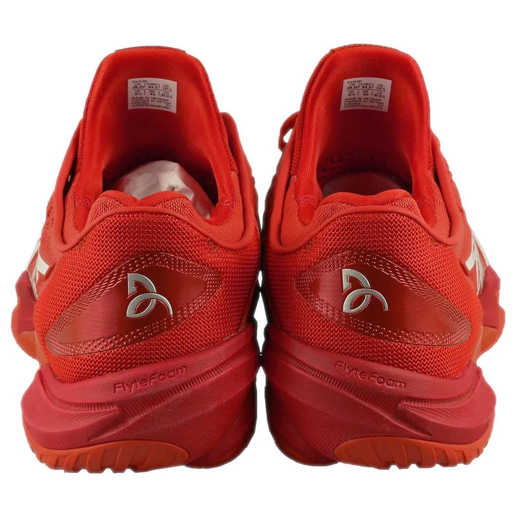Ventilated Tongue Seamless construction Asics Men's Court FF 3 Novak - Rust/White