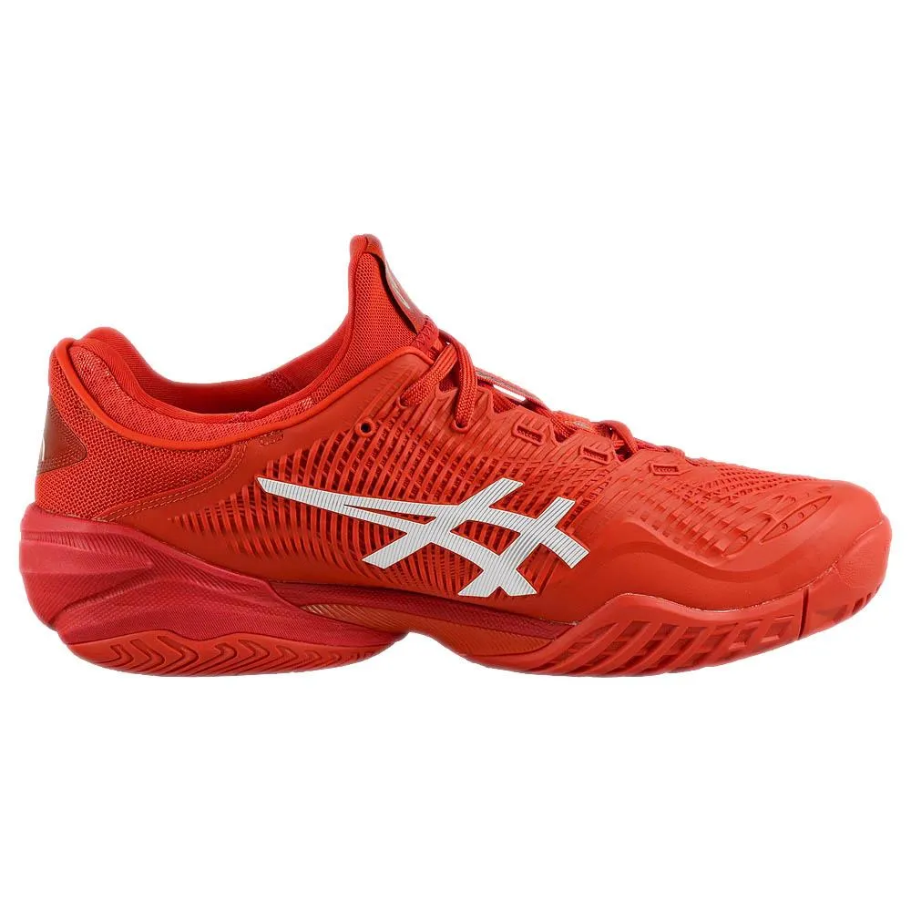 Shock absorption Asics Men's Court FF 3 Novak - Rust/White