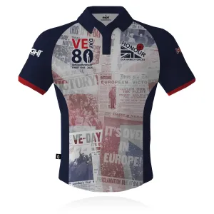 Honour Our Armed Forces - VE-DAY 80 - Tech Polo (CLEARANCE) Smart Casual Comfy Apparel