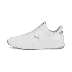 IGNITE ELEVATE Spikeless Golf Shoes | Puma White / Puma Silver Fast Step Stable Footing