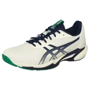 Eco Friendly Dye Process Dynamic Cushioning System Asics Men's Solution Speed FF 3 - Cream/Midnight