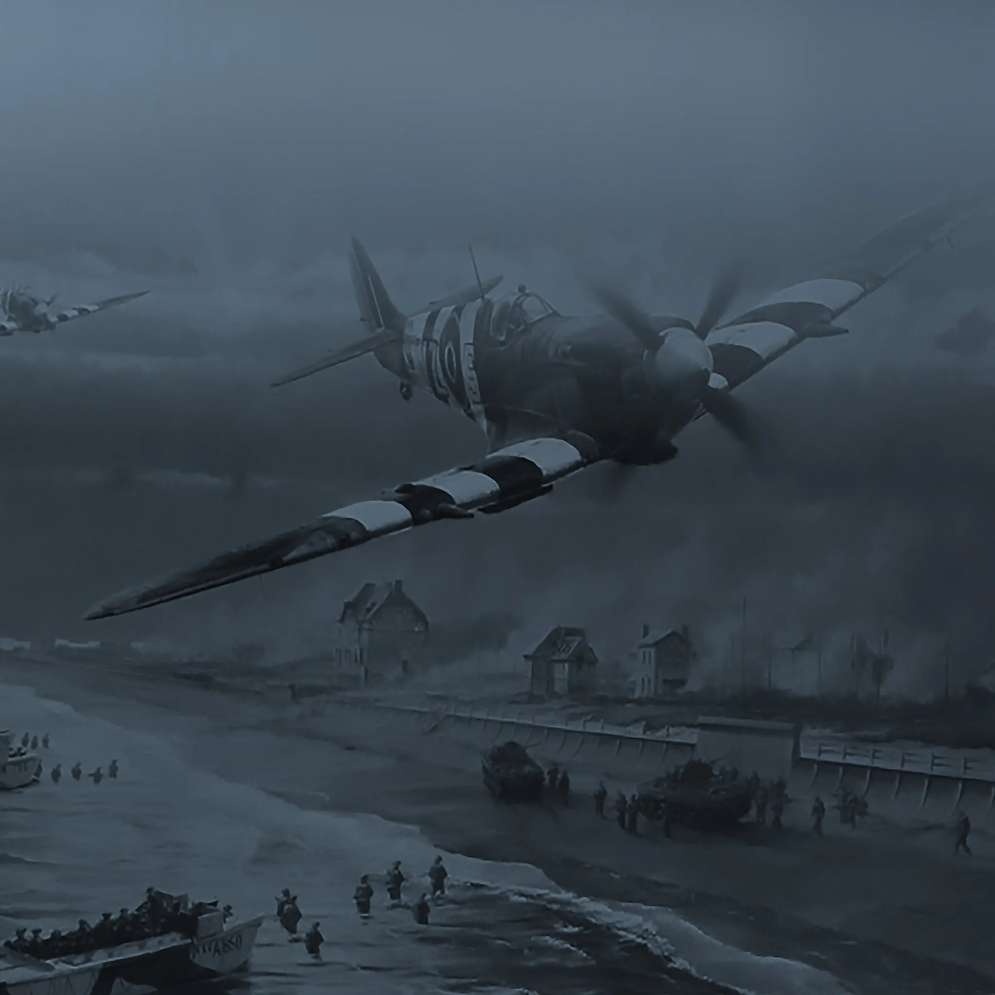 Casual Comfort Royal Air Force Benevolent Fund D-Day - Operation Overlord - Tech Polo (CLEARANCE)