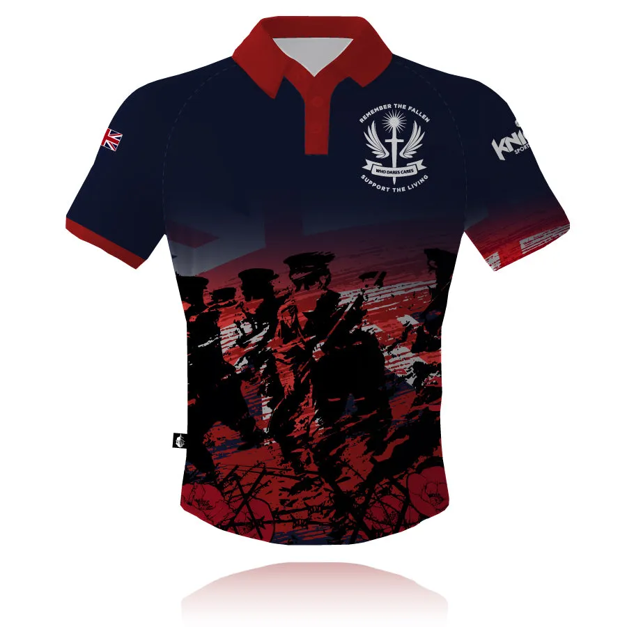 warm weather Who Dares Cares (Always A Little Further) - Tech Polo