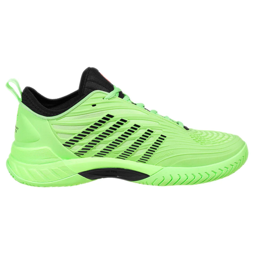 K-Swiss Men's Hypercourt Supreme 2 - Soft Neon Green/Black young adults Cross training compatible