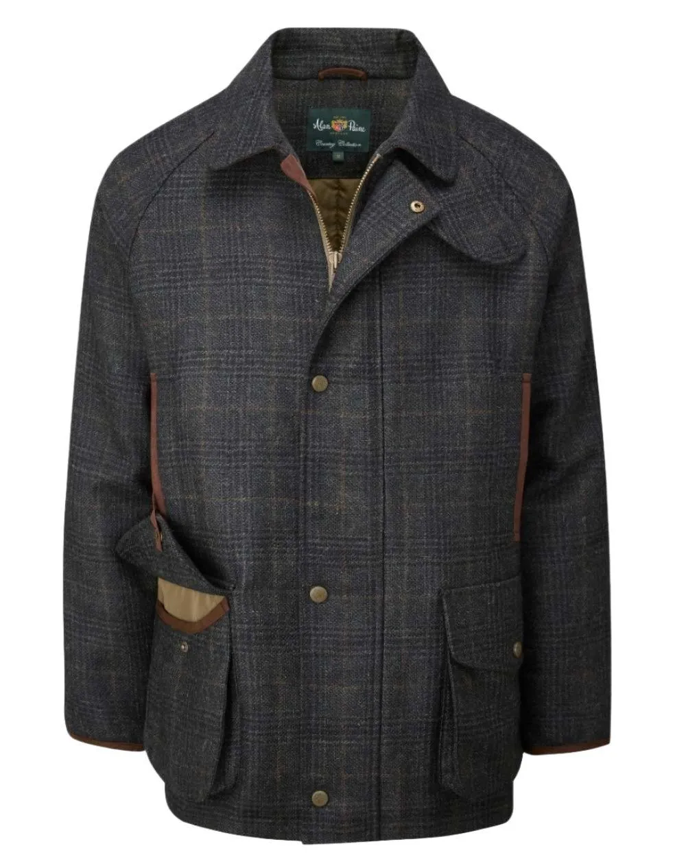 Alan Paine Surrey Waterproof Tweed Coat HighElasticity Fiber