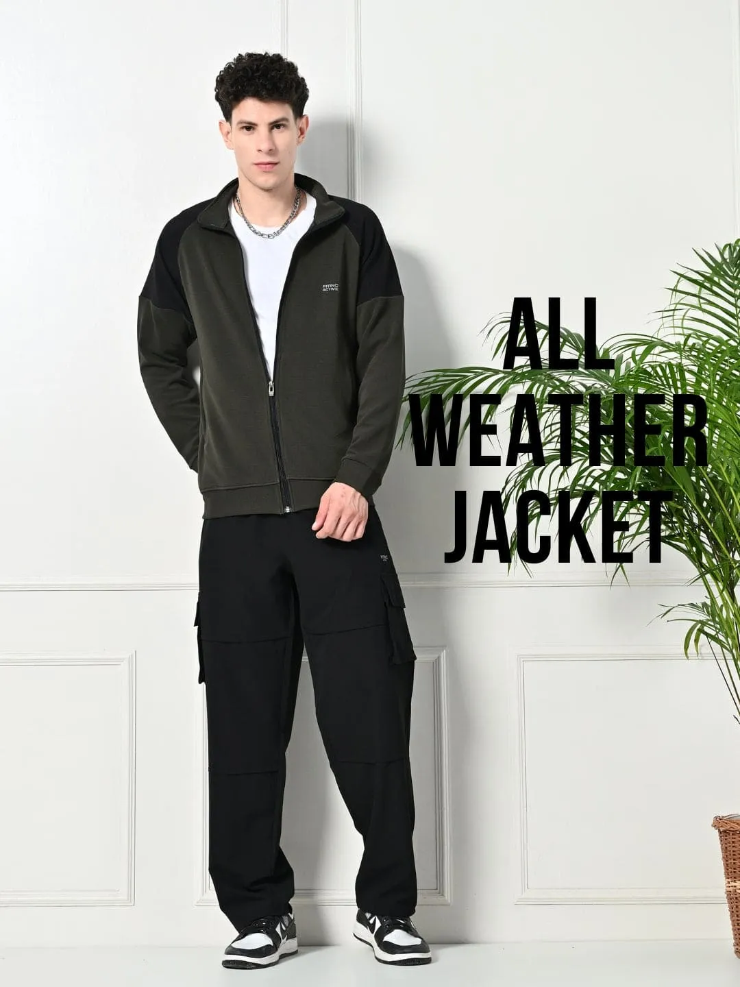 FrictionReducing Lining SeamlessPockets All-Season Green Durable Jacket