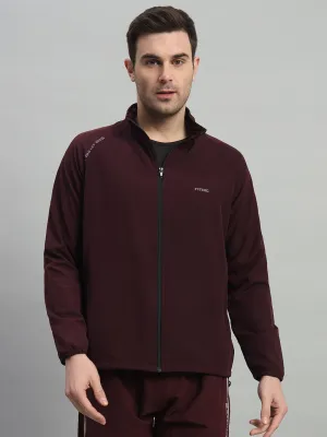 Track Performance Jacket - Wine SmoothEdgeTrim Warm Outerwear