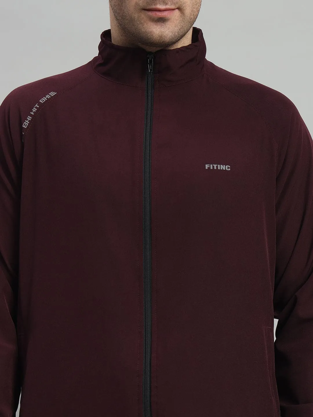 Versatile Dress Track Performance Jacket - Wine