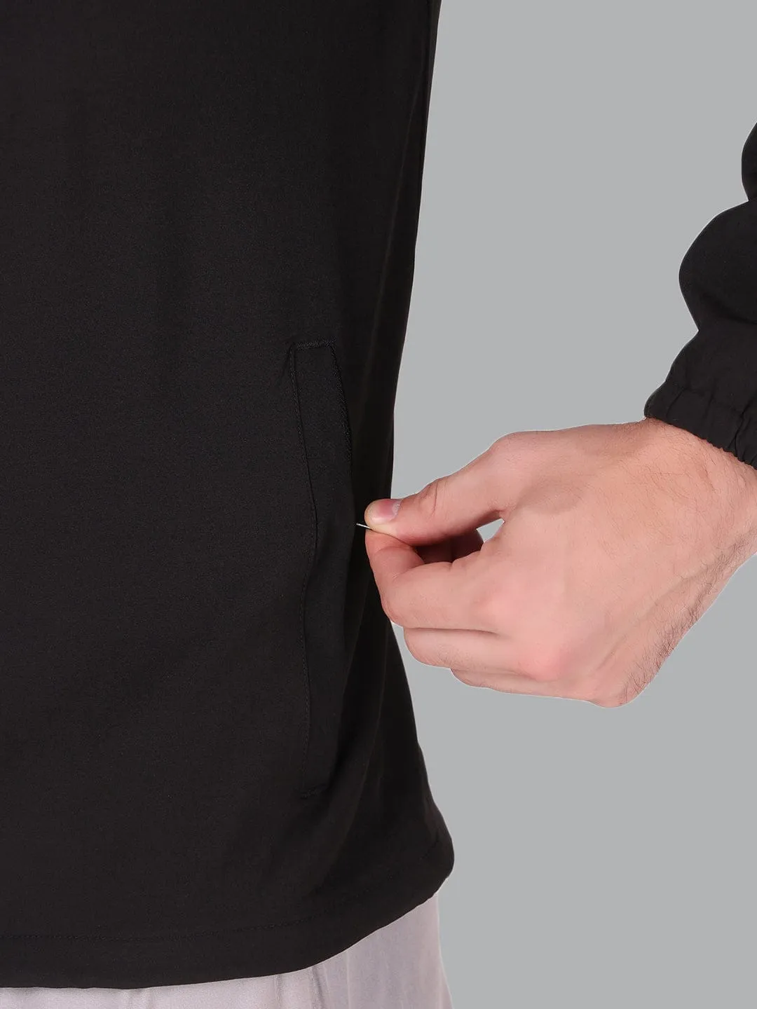 Sporty Active Jacket - Black GentleWaistband