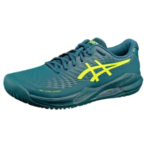 Non Marking Sole Carbon Fiber Stabilizer Asics Men's Gel-Challenger 14 - Restful Teal/Safety Yellow
