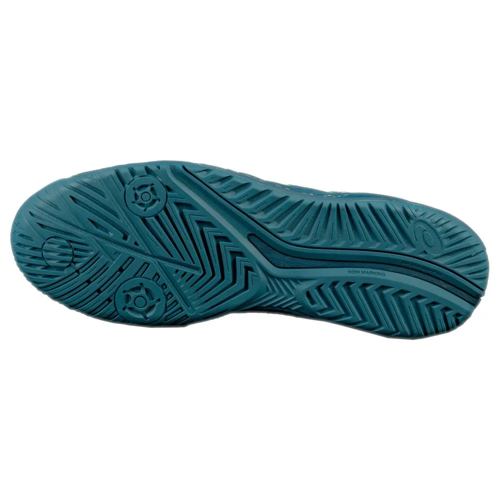 Asics Men's Gel-Challenger 14 - Restful Teal/Safety Yellow Torsional Rigidity Frame Shock Absorption Midsole