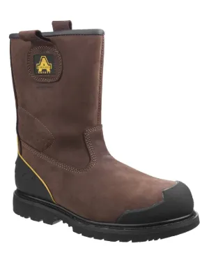 Leather Shock Absorption Technology Amblers Safety Mens FS223 Goodyear Welted Waterproof Rigger Boots