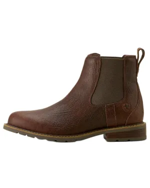 Ariat Mens Wexford Bison Chelsea Boots Ergonomic Cold Weather High Rebound Midsole
