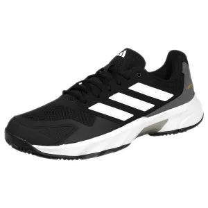 adidas Men's CourtJam Control 3 - Core Black/Cloud White Comfortable Heel