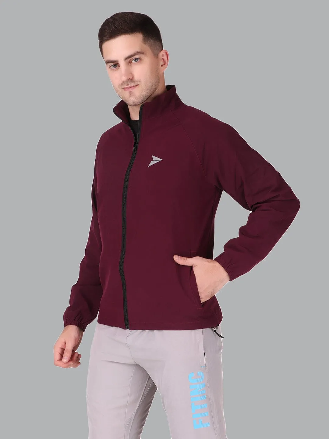 World Edge ZeroChafeSeams Sporty Active Jacket - Wine