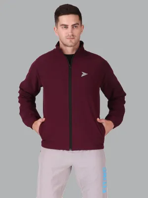 Sporty Active Jacket - Wine LayeredConstruction