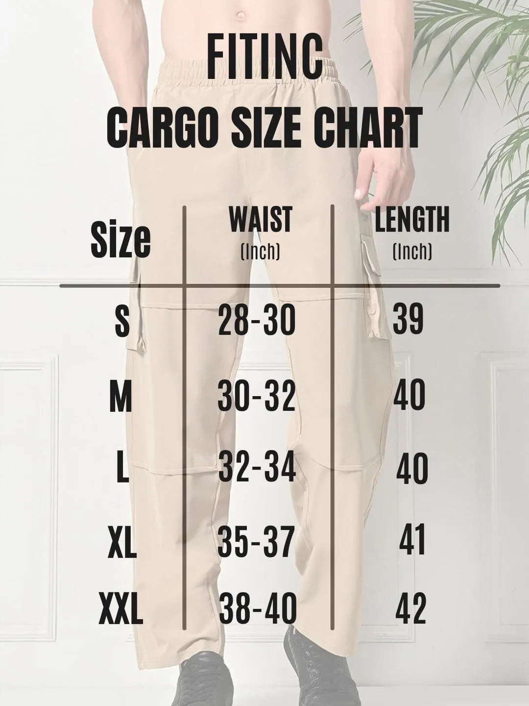 Ventilated Mesh Lining Outdoor Friendly All-Purpose 6-Pocket Cargo Pants - Beige