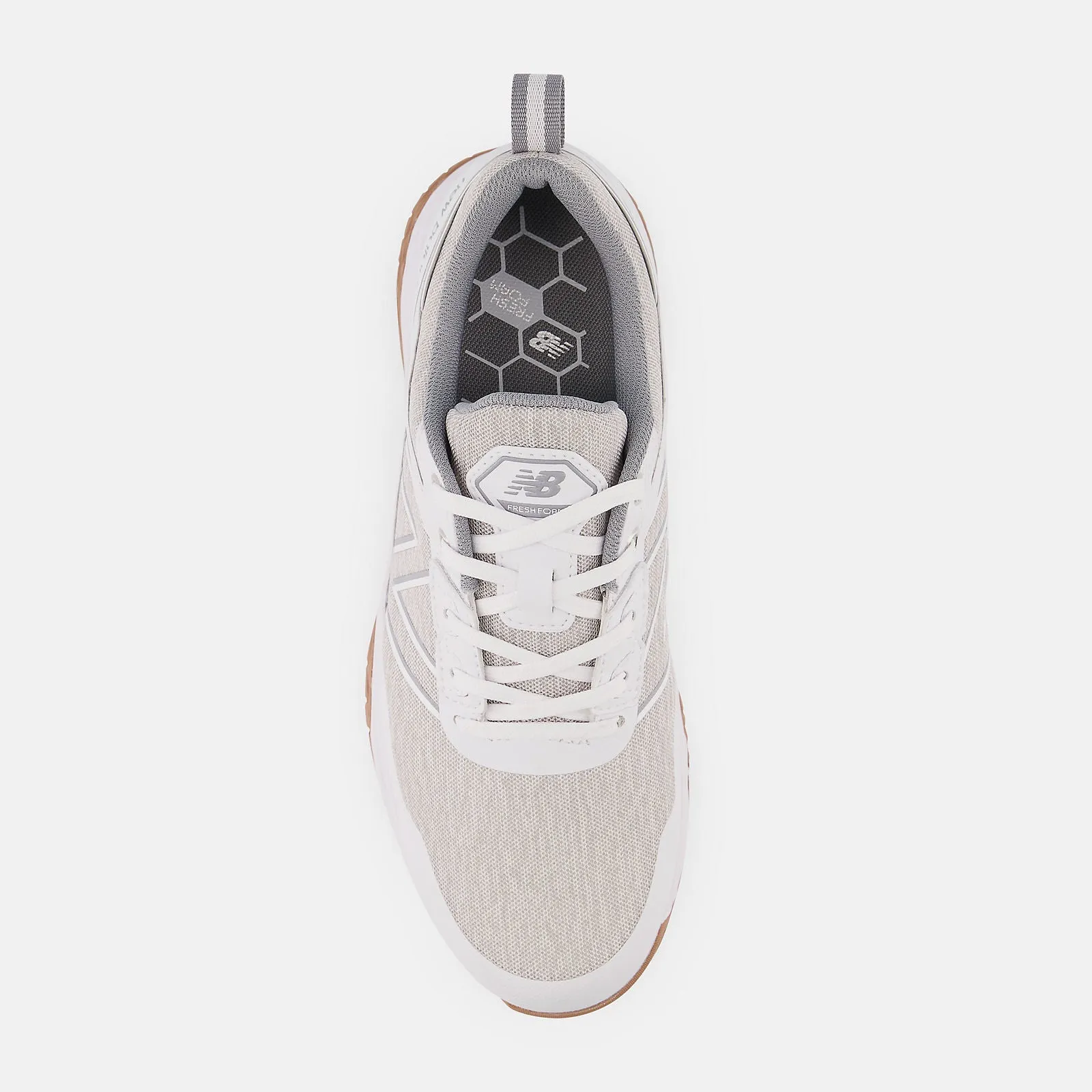 Foot Flex New Balance Mens Fresh Foam Contend Golf Shoe  - WHITE