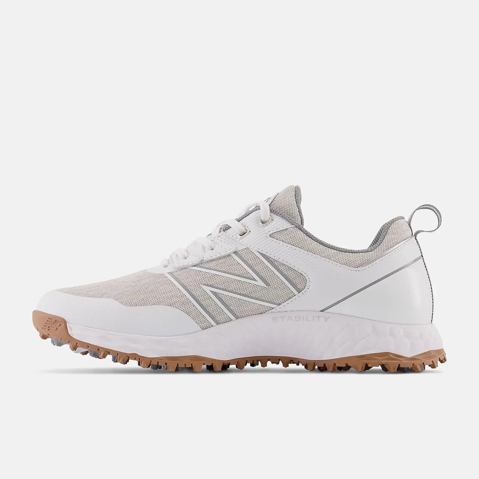 New Balance Mens Fresh Foam Contend Golf Shoe  - WHITE Arch Relief Ultimate Traction