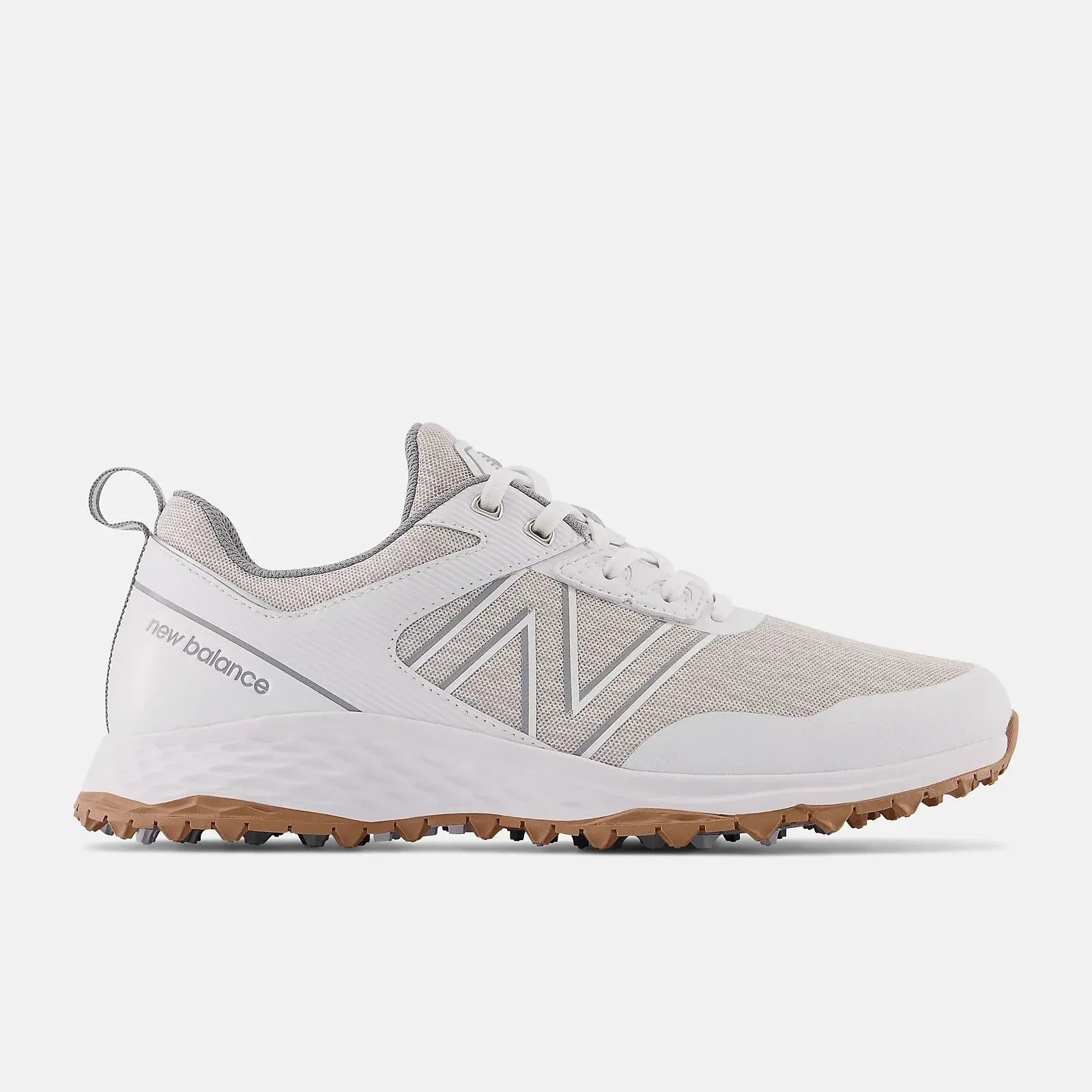 Active Drive Grip Flex New Balance Mens Fresh Foam Contend Golf Shoe  - WHITE