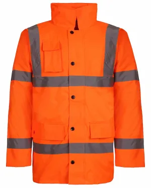 Relaxing Design Fort Workwear Hi-Vis Quilted Jacket