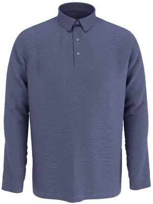 Smart Style Trendy Colors Big & Tall Swing Tech? Essential Long Sleeve Polo