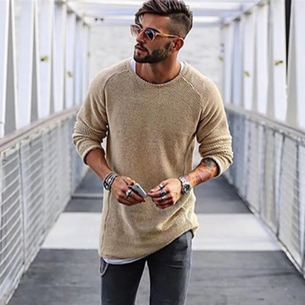 Sky Mood West Louis? Autumn Knitted Loose Jumper Sweater