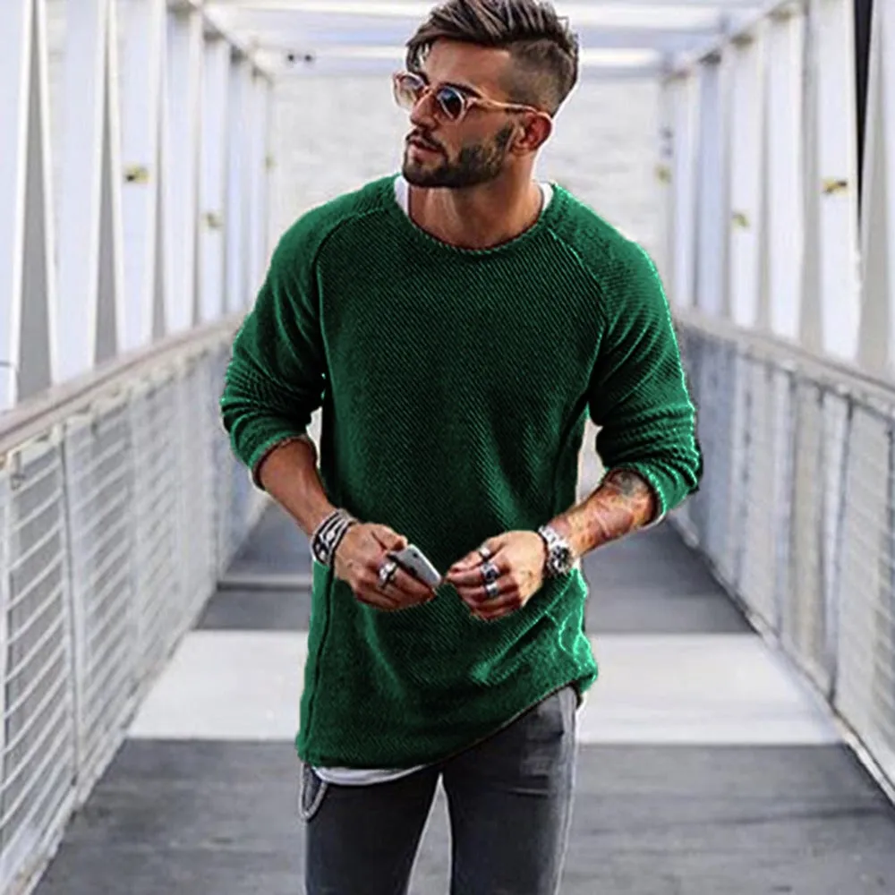 West Louis? Autumn Knitted Loose Jumper Sweater Flash Look