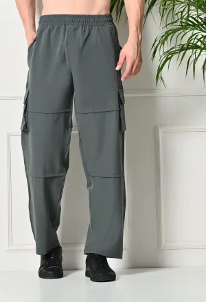 Water Repellent All-Purpose 6-Pocket Cargo Pants - Grey