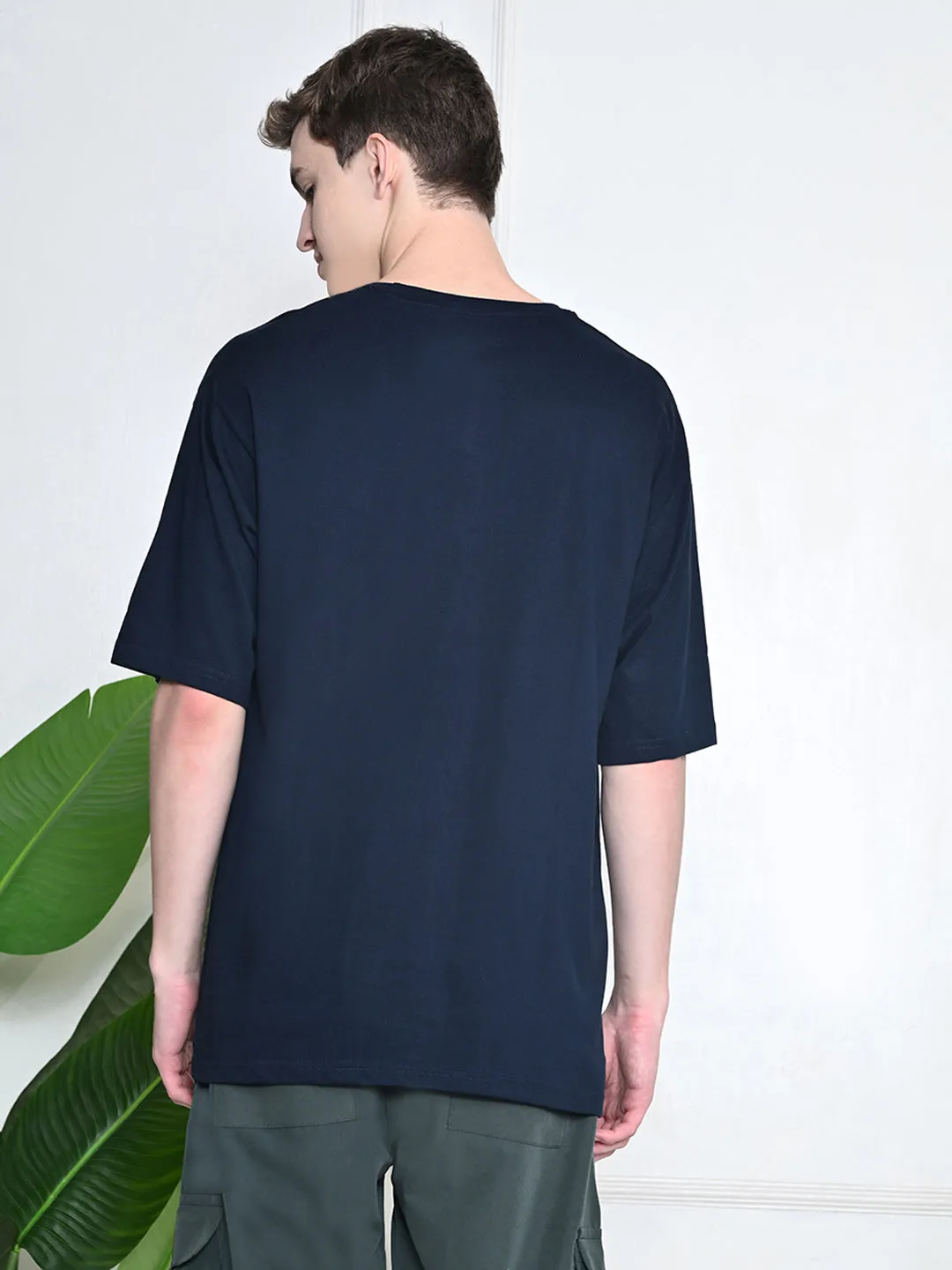 Everyday 100% Cotton Tokyo T-shirt ?C Navy Blue Casual Statement