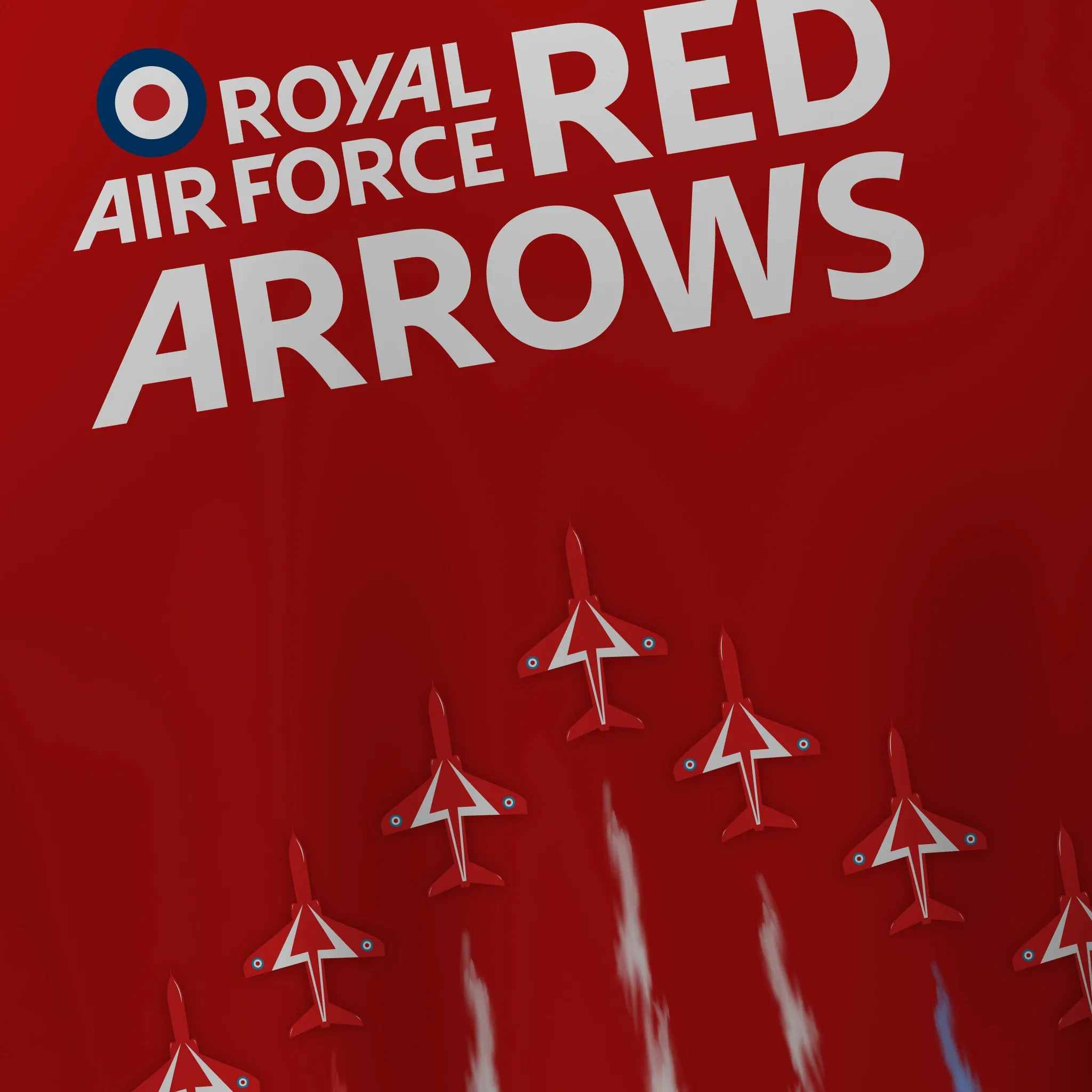Red Arrows (Arrowhead) - Tech Polo Classic Collar casual top