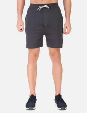 Performance Stretch Workout Shorts - Grey Breathable fabric Sporty Vibe Wear