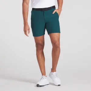 UPF Sun Protection 101 Solid 7" Golf Shorts | Dark Myrtle