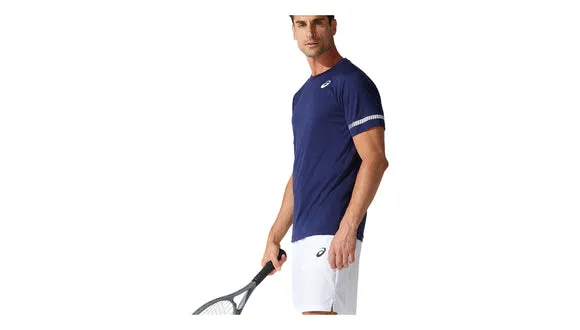 Asics Court SS Tee - Peacoat Breathable Layer Fit