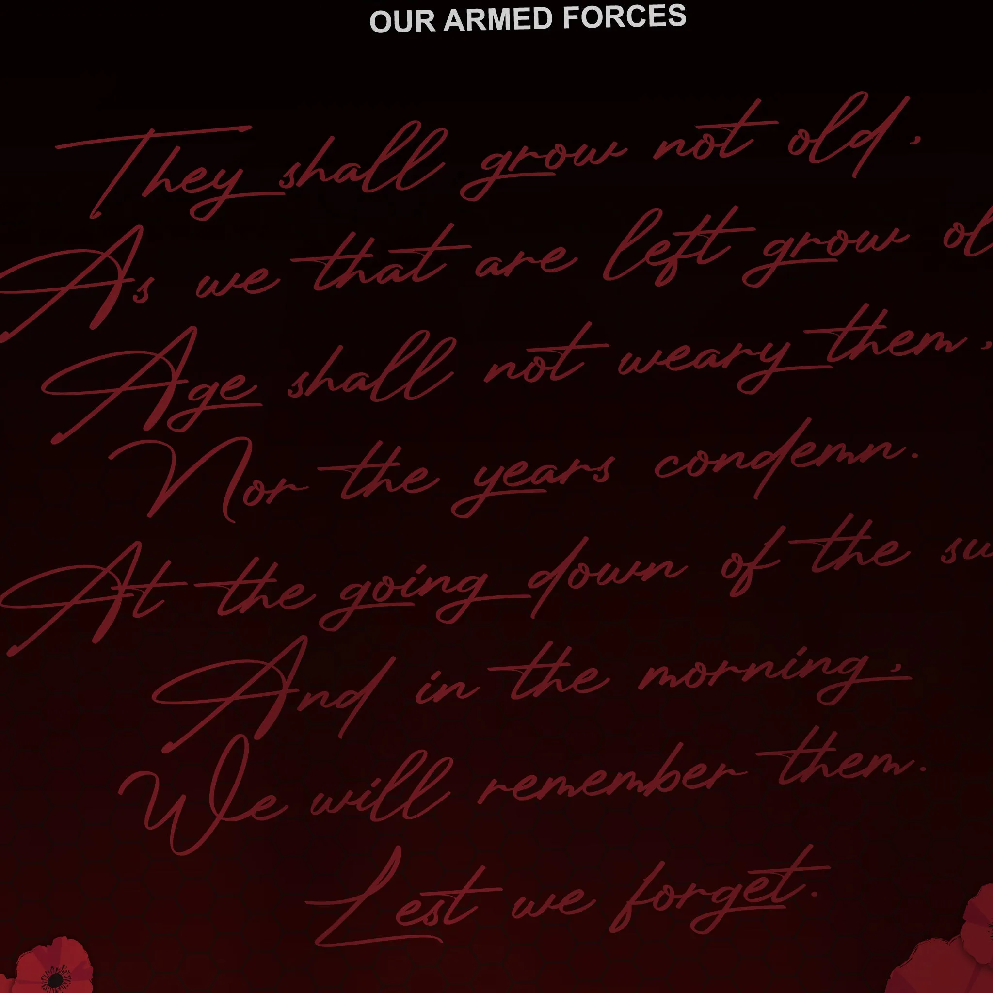 Honour Our Armed Forces 'Lest We Forget' -  Rugby/Training Shirt Comfy Vibe